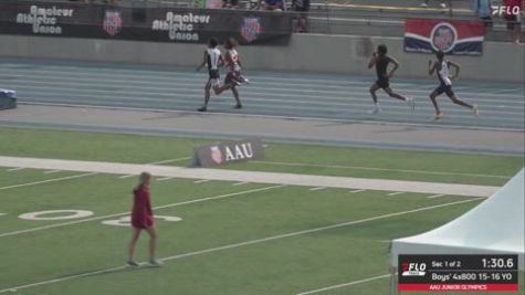 2026 AAU Junior Olympic Games - Youth Boys' 4x800m Relay, Finals 1 - Age 15-16