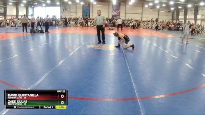 88 lbs Rd# 1 9:00am Friday - David Quintanilla, Florida Elite vs Zakk Kulas, Terps XPress