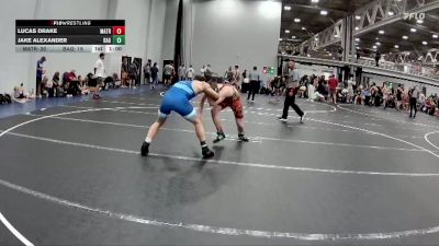 150 lbs Round 4 (6 Team) - Lucas Drake, Mat Assassins Red vs Jake Alexander, Broad Axe Gold