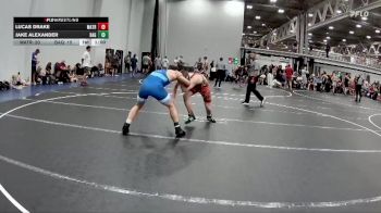 150 lbs Round 4 (6 Team) - Lucas Drake, Mat Assassins Red vs Jake Alexander, Broad Axe Gold