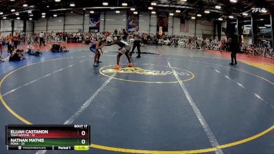 105 lbs Rd# 8- 12:30pm Saturday Final Pool - Nathan Mathis, POWA vs Elijah Castanon, Team Gotcha