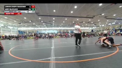 144 lbs Champ. Round 2 - Aery Blaylock, Unattached vs Landon Joseph Waggoner, Unattached