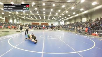 125 lbs Quarterfinal - Juan Roque, Oswego State vs Ayden Downing, Niagara County Community College