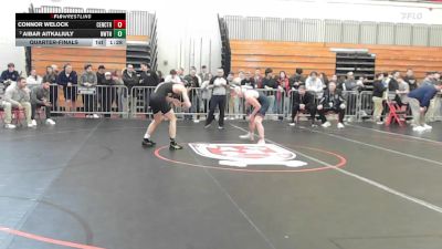 144 lbs Quarterfinal - Connor Welock, Central Catholic vs Aibar Aitkaliuly, Newton North