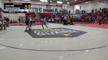 215 lbs 5th Place Match - Conrad Kroymann, Northeast Community vs Wyatt King, Midland