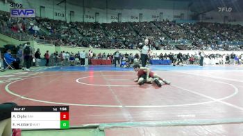 118 lbs Round Of 64 - Asher Digby, Davis vs Ethan Hubbard, Mustang Middle School