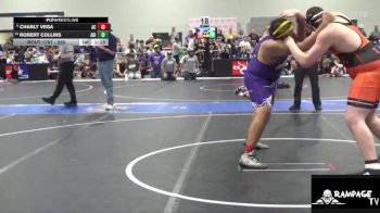 265 lbs Cons. Round 2 - Robert Collins, Abilene vs Charly Vega, Ark City