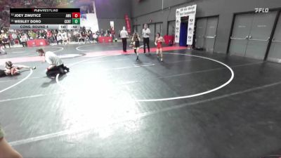 85 lbs Cons. Round 4 - Joey Zinuticz, Askren Wrestling Academy vs Wesley Doro, Cadott