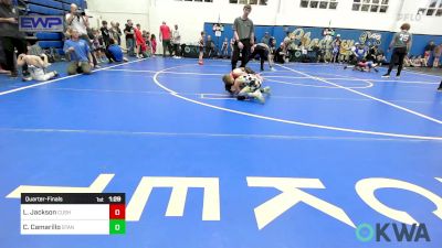 64 lbs Quarterfinal - Levi Jackson, Cushing Tigers vs Cam Camarillo, Standfast OKC