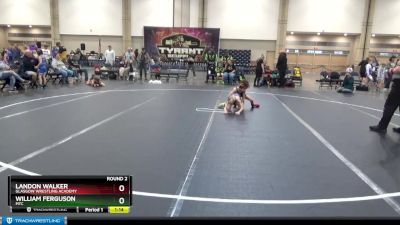 56 lbs Round 2 - William Ferguson, MTC vs Landon Walker, Glasgow Wrestling Academy