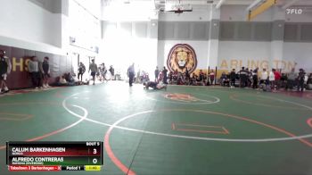 120 lbs Champ. Round 1 - Calum Barkenhagen, Norco vs Alfredo Contreras, Ramona (Riverside)