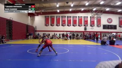 141 lbs Champ. Round 1 - Mark Ramirez, Unattached vs Braden Whitmore, Arizona Christian