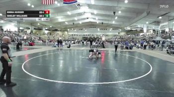 152 lbs Quarterfinals (8 Team) - Shelby Williams, Gibbs High School Girls vs Emma Husser, Clarksville High School Girls