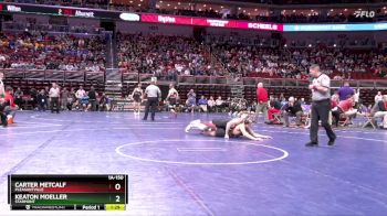 1A-150 lbs Quarterfinal - Keaton Moeller, Starmont vs Carter Metcalf, Pleasantville