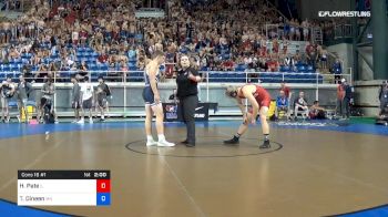 182 lbs Cons 16 #1 - Hunter Pate, Illinois vs Thomas Dineen, Minnesota