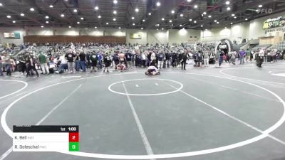 102 lbs Semifinal - Kaidan Bell, Institue Of Combat vs Ryder Doleschal, Pwc