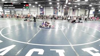 114 lbs Rr Rnd 2 - Sarah Vehar, MF Angels vs Grey Henecker, 84 Athletes