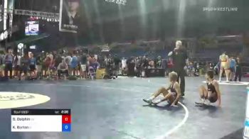 100 lbs Consi Of 16 #2 - Drew Dolphin, Wisconsin vs Kolter Burton, Idaho