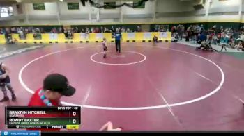 40 lbs 1st Place Match - Blake Polivka, Watford City Wolves vs Ollie Rusk, Whitewood Wrestling Club