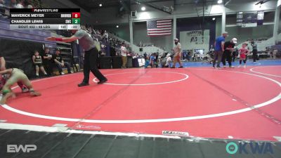 46 lbs Consi Of 4 - Maverick Meyer, Skiatook Youth Wrestling vs Chandler Lewis, Salina Wrestling Club