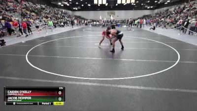 175 lbs Cons. Round 6 - Caiden O`Kelly, Chippewa Falls vs Jacob Momper, Germantown