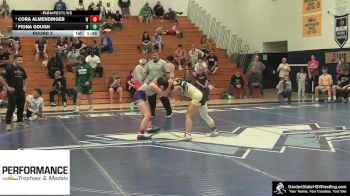 Girls-126 lbs Round 3 - Fiona Gough, Brower`s Brawlers vs Cora Almendinger, Wilson`s Wildcats