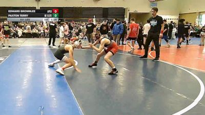 101 lbs Rr Rnd 6 - Edward Brownlee, Apex - MSE vs Paxton Terry, Nebraska Elite - MSE