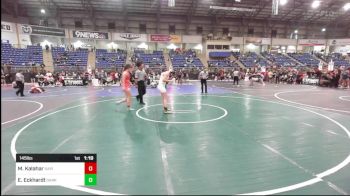 145 lbs Round Of 16 - Marieda Kalahar, Rapid City Cobblers vs Emerson Eckhardt, Darkhorse WC