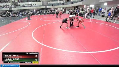 100 lbs 5th Place Match - Landon Kleine, Crass Trained vs Vincent Skaya, Stratford Youth Wrestling