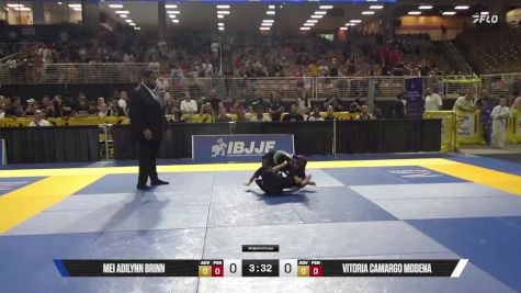 Vitoria Camargo Modena vs Mei Adilynn Brinn 2025 Pan Kids Jiu-Jitsu IBJJF Championship