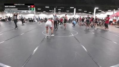 92-96 lbs 3rd Place Match - Jaxon Sanders, Lost Tribe vs Bert Dhiman, Talents Wrestling Club