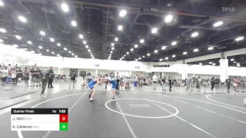 156 lbs Quarterfinal - Jacob Abril, Desert Dogs WC vs Kasyn Calderon, Carlsbad Combat WC