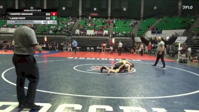 6A 120 lbs Quarterfinal - Hunter Graham, Southside Gadsden vs Lakin Poff, Athens