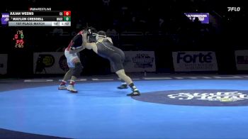 175 lbs 1st Place Match - Waylon Cressell, Warren Central vs Julian Weems, Center Grove