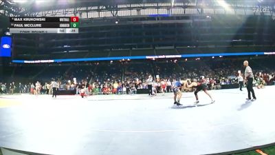 D3-132 lbs Cons. Round 3 - Max Krukowski, Whitehall vs Paul McClure, Adrian Madison