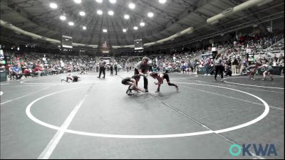 55 lbs Consi Of 16 #2 - Jasper McKisson, Perry Wrestling Academy vs Messiah Gonzalez, Shelton Wrestling Academy