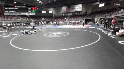 285 lbs Semifinal - Levi Kovacs, Unattached vs Dmarion Lopez, Unattached