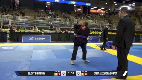 Erica Alexandra Cooper vs Ellen T Thompson 2025 Pan Jiu Jitsu IBJJF Championship