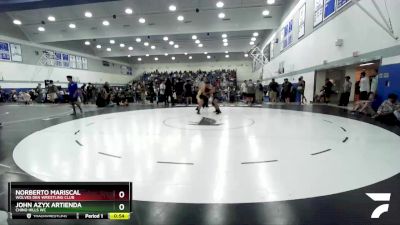 138 lbs Cons. Round 2 - John Azyx Artienda, Chino Hills WC vs Norberto Mariscal, Wolves Den Wrestling Club