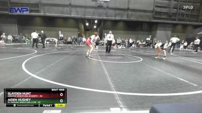 120 lbs Champ. Round 1 - Slayden Hunt, Shelton Wrestling Academy vs Aiden Hughey, El Dorado Wrestling Club