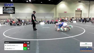 135 lbs Semifinal - Maxwell Countryman, Greater Heights Wrestling vs Dylan Sardina, Askren Wrestling Academy - (B)