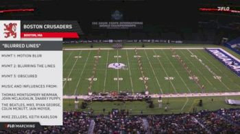 BOSTON CRUSADERS "Blurred Lines" at 2026 DCI World Championship