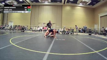 156 lbs Round Of 32 - Mason Nonaka, South Kona WC vs Dane Loya, Rim Wrestling