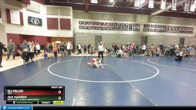 46 lbs 1st Place Match - Ole Madsen, Bear River Jr High Wrestling C vs Eli Miller, JWC