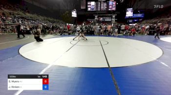 120 lbs Cons 16 #2 - Stephen Myers, West Virginia vs Jayden Rinken, Iowa