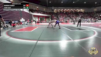 175 lbs Quarterfinals (8 Team) - Maddax Mobly, SULPHUR vs Cain Clay, BRISTOW