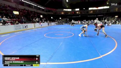 126 lbs Cons. Round 4 - Thomas Rodriguez, Bagdad vs Henry Ofeciar, Tuscon Badgers