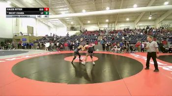 165 lbs Cons. Round 3 - Caleb Ritter, Grantsville vs Richy Cuara, Layton