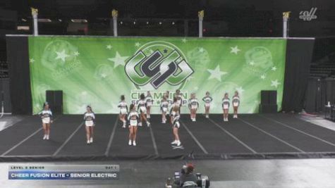 Cheer Fusion Elite - Senior Electric [2025 L3 Senior Day 1] 2025 CSG Indy Challenge