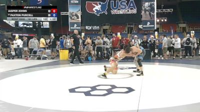165 lbs Cons. Sub-rd Of 16 - Jasper Johns, Kansas vs Paxton Purcell, Ohio